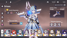 Honkai Impact 3rd Global NA Starter ACC Griseo Cosmic conjunto completo 4/4 + Senadina comprar usado  Enviando para Brazil