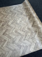 Herringbone vinyl flooring for sale  BURY