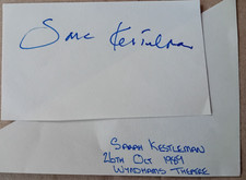 Original autograph sarah usato  Spedire a Italy