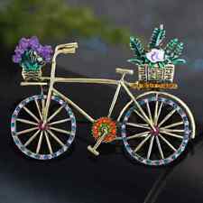 Broches de bicicleta criativos vintage com strass acessórios femininos da moda  comprar usado  Enviando para Brazil