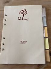Organiser mulberry planner for sale  CHESTERFIELD