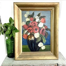 Vintage flower painting for sale  Haddon Heights