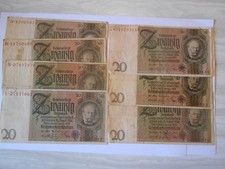 Allemagne billets 20rm d'occasion  Belleville