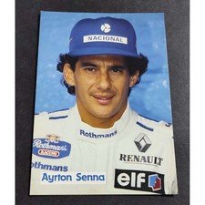 cartolina ayrton senna usato  Alessandria
