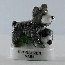 Fève porcelaine schnauzer d'occasion  Gignac-la-Nerthe