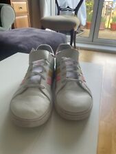 Adidas white trainers for sale  SWINDON