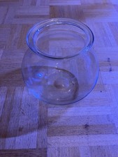 Glasvase rund glasbowl gebraucht kaufen  München