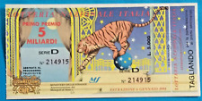 Biglietto della lotteria usato  Modica
