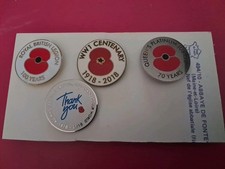 Vintage badges poppy for sale  KINGSWINFORD