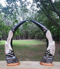 Vtg large carved for sale  Bedford
