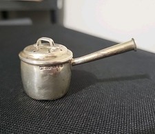 Antigo 1896 Vitoriano Prata Saunders & Shepherd Miniatura Panela Saleira comprar usado  Enviando para Brazil