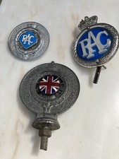 Rac car badges for sale  ETCHINGHAM