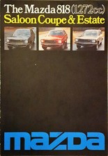 Mazda 818 brochure d'occasion  Expédié en Belgium