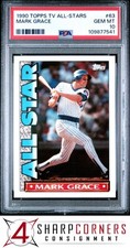 1990 TOPPS TV ALL-STARS #63 MARK GRACE CUBS POP 4 PSA 10 comprar usado  Enviando para Brazil