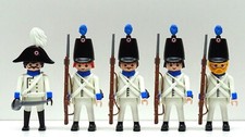 5 X GARDE FUSILIER AZUL CLARO BRANCO Playmobil Para Tschakko Bolsa de Cartucho Personalizada, usado comprar usado  Enviando para Brazil