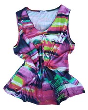 Top bunt ärmellos gebraucht kaufen  Heinsberg