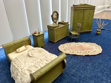 Vintage dollhouse green for sale  Greenwich