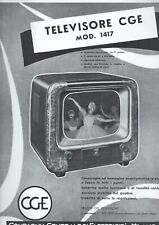 Pubblicita televisore cge usato  Italia