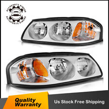 Conjunto de farol para 2000-2005 Chevy Impala carcaça cromada farol LH+RH comprar usado  Enviando para Brazil