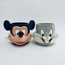 Copos colecionáveis vintage Looney Tunes Disney Mickey Mouse insetos coelho anos 90 comprar usado  Enviando para Brazil