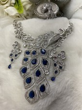 Silver tone peacock for sale  Fortville