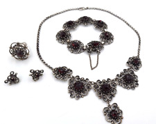 Granat schmuck set gebraucht kaufen  Hamburg