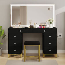 Black vanity desk for sale  Shipping to Ireland