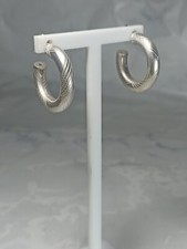Créoles vintage argent d'occasion  Nanterre