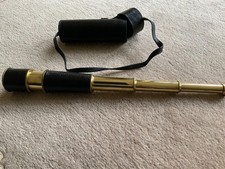Brass folding telescope. for sale  CATERHAM
