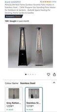 New gas pyramid for sale  LONDON