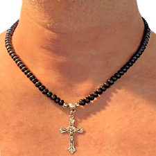 Collana rosario nero usato  Scandicci