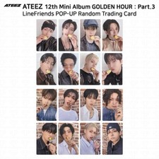 Cartão fotográfico ATEEZ 12ª mini Golden Hour parte 3 linha amigos POP-UP cartão comercial comprar usado  Enviando para Brazil