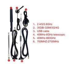 5pcs antenne hackrf usato  Spedire a Italy