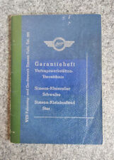 Garantie heft vertragswerkstä gebraucht kaufen  Neugersdorf