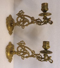 Messing wandleuchter kerzenleu gebraucht kaufen  Bad Schwartau