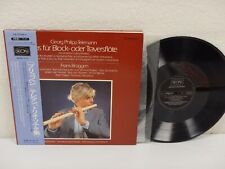 TELEMANN Frans Brüggen: Trios For Recorder Transverse Flute JAPAN NM! 2x LP Seon comprar usado  Enviando para Brazil