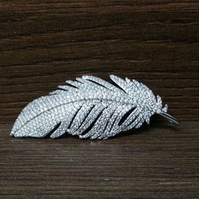 White metal feather for sale  PORTH