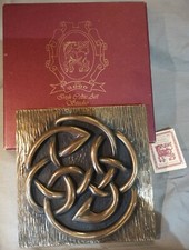 Placa Efecto Bronce Nudos Celta Hecha A Mano En Irlanda comprar usado  Enviando para Brazil