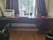 Mahogany executive desk for sale  GREENFORD