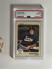 Usado, 1983 Fleer Baseball Frank Viola RC Rookie Twins PSA 8  comprar usado  Enviando para Brazil