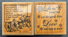 christmas wooden stamps for sale christmas wooden stamps for sale SUTTON COLDFIELD