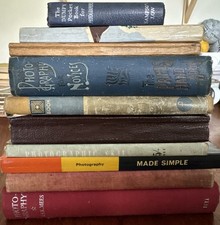 Gran lote de 10 libros de fotografía antiguos raros de colección con cámara 1902-1975 segunda mano  Embacar hacia Mexico