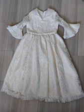 Kommunionkleid 128 satin gebraucht kaufen  Augsburg