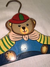 🧸 VINTAGE DÉCADA DE 1980 - Cabide de roupas infantis de madeira – Urso de pelúcia pintado à mão, usado comprar usado  Enviando para Brazil