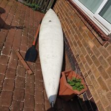 Fiberglass canoe red for sale  NOTTINGHAM