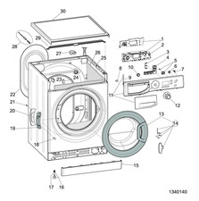 Ricambi lavatrice hotpoint usato  Italia