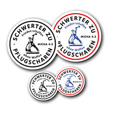 Sticker schwerter pflugscharen gebraucht kaufen  Dresden