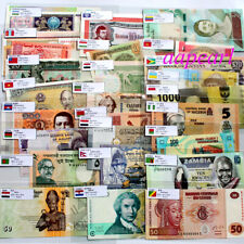 Lotes de 52 billetes de banco mundiales diferentes papel moneda colecciones extranjeras UNC regalo ZY segunda mano  Embacar hacia Mexico