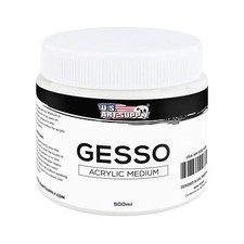 U.S. Art Supply White Gesso acrílico médio, banheira de 500 ml comprar usado  Enviando para Brazil