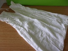 Sommerkleid weiß cotton gebraucht kaufen  Bielefeld
